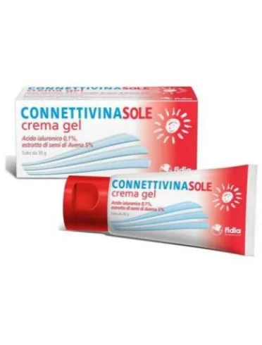 Connettivina sole crema gel - trattamento delle scottature ed eritemi solari - 30 g Connettivina sole crema gel - trattamento delle scottature ed eritemi solari - 30 g