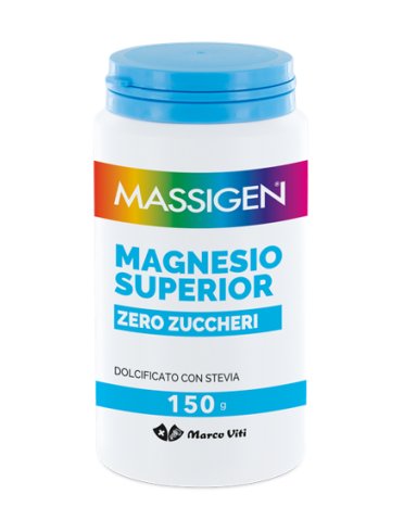 Massigen magnesio superior zero zuccheri - integratore per la funzione muscolare - 150 g