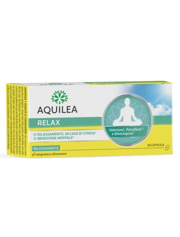 Aquilea relax - integratore per favorire il sonno - 24 capsule Aquilea relax - integratore per favorire il sonno - 24 capsule