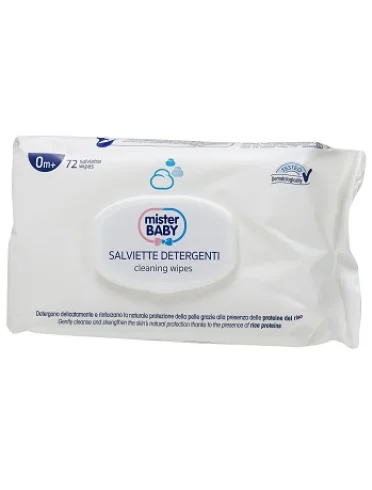 Mister baby salviette detergenti 72 pezzi Mister baby salviette detergenti 72 pezzi