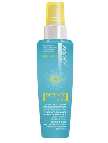 Bionike defence sun 50+ fludio anti lucidita' protezione molto alta50 ml Bionike defence sun 50+ fludio anti lucidita' protezione molto alta50 ml