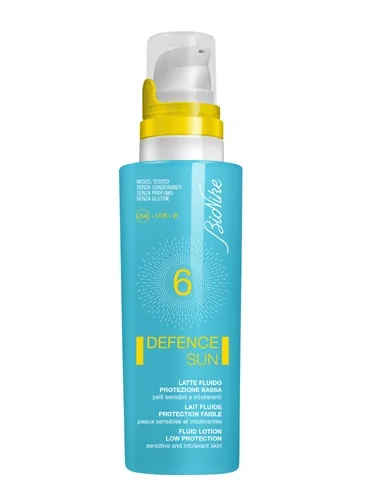 Bionike defence sun 6 latte fluido protezione bassa 125 ml Bionike defence sun 6 latte fluido protezione bassa 125 ml
