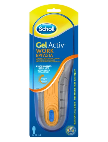 Scholl gel activ work solette uomo 1 paio Scholl gel activ work solette uomo 1 paio