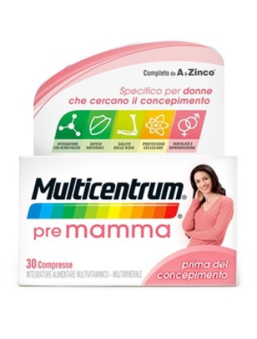 Multicentrum pre mamma - integratore multivitaminico per donne prima del concepimento - 30 compresse