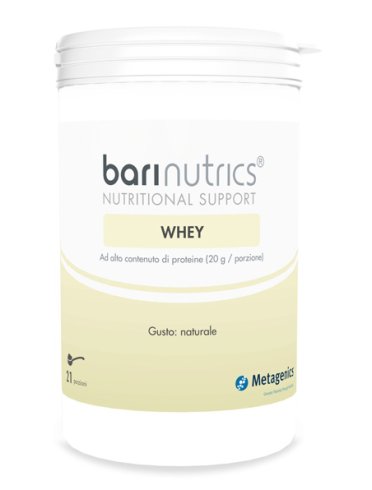 Barinutrics whey - integratore massa muscolare - 477 g