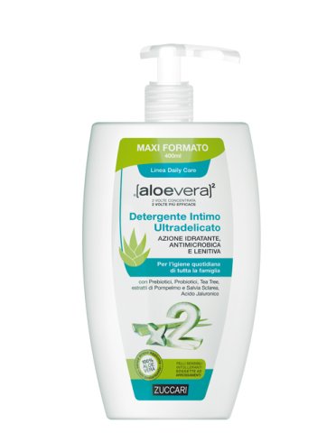 Zuccari aloevera2 - detergente intimo ultradelicato - 400 ml