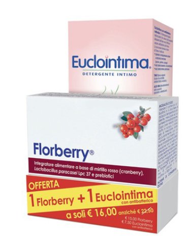 Florberry 10 bustine + euclointima con antibatterico 200 mlpromo
