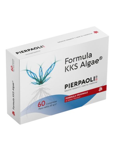 Pierpaoli formula kks algae - integratore per il benessere fisico e mentale - 60 compresse gastroresistenti