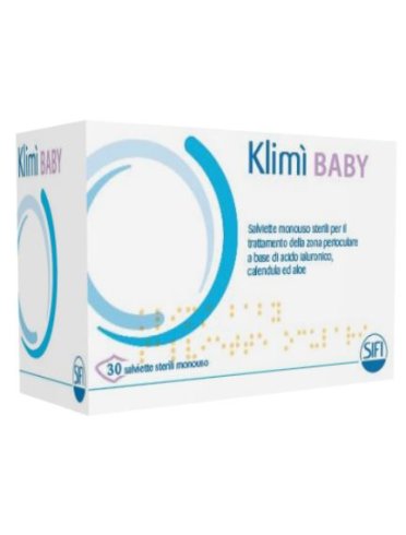 Klimi' baby 30 salviettine monouso sterili