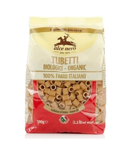 Tubetti 100% sfarinato di farro bio 500 g