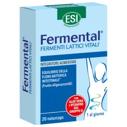 Esi Fermental Max  - Integratore per l'Equilibrio della Flora Intestinale - 20 Naturcaps
