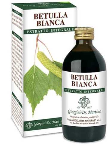 Betulla bianca estratto integrale integratore drenante 200 ml Betulla bianca estratto integrale integratore drenante 200 ml
