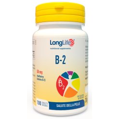 LongLife B-2 50 mg - Integratore per la Salute della Pelle - 100 Tavolette