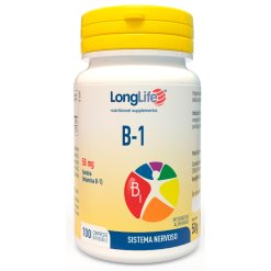 LongLife B-1 50 mg - Integratore per Sistema Nervoso - 100 Compresse