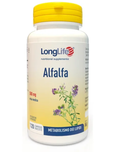 Longlife alfalfa 580 mg- integratore per donne in menopausa - 120 compresse Longlife alfalfa 580 mg- integratore per donne in menopausa - 120 compresse