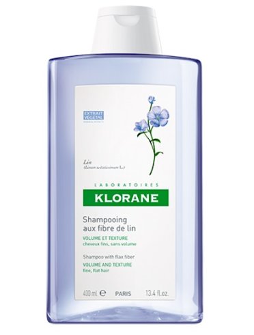 Klorane shampoo alle fibre di lino 400 ml