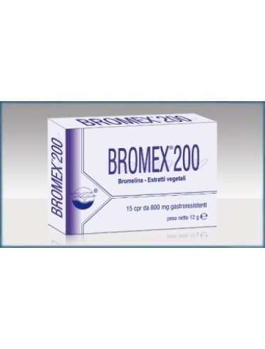Bromex 200 15 compresse 800 mg