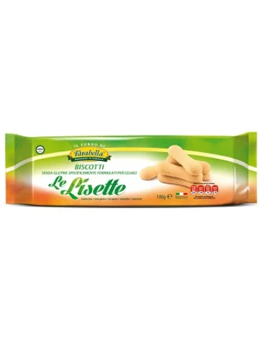 Farabella le lisette biscotti senza glutine 100 g Farabella le lisette biscotti senza glutine 100 g