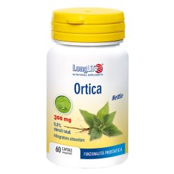 LongLife Ortica 300 mg - Integratore per il Benessere della Prostata - 60 Capsule