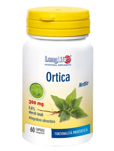 Longlife ortica 300 mg - integratore per il benessere della prostata - 60 capsule Longlife ortica 300 mg - integratore per il benessere della prostata - 60 capsule