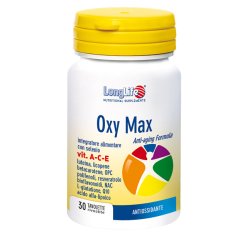 LongLife Oxy Max - Integratore Antiossidante - 30 Tavolette