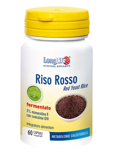 Longlife riso rosso fermentato 60 capsule vegetali Longlife riso rosso fermentato 60 capsule vegetali