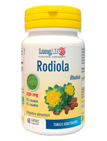 Longlife rodiola - integratore tonico ricostituente - 60 capsule vegetali