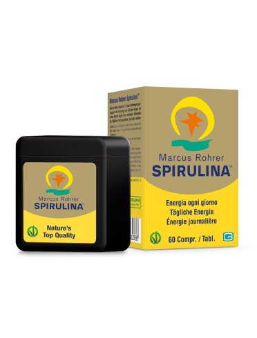 Spirulina marcus rohrer - integratore ricostituente - 60 compresse