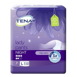 MUTANDINA ASSORBENTE TENA LADY PANTS NIGHT LARGE 7 PEZZI