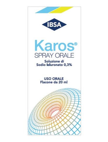 Karos 0.3% - spray orale per il trattamento infiammatorio del cavo orale - 20 ml