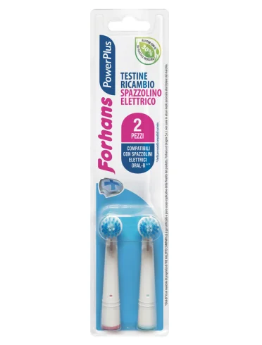 Forhans power plus testina 2 pezzi ricambio Forhans power plus testina 2 pezzi ricambio