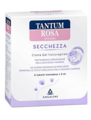 Tantum rosa intimo secchezza crema gel vulvovaginale 6 x 5 ml