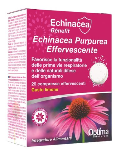 Optima echinacea - integratore per difese immunitarie - 20 compresse effervescenti