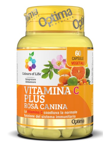 Colours of life vitamina c plus - integratore per difese immunitarie - 60 capsule