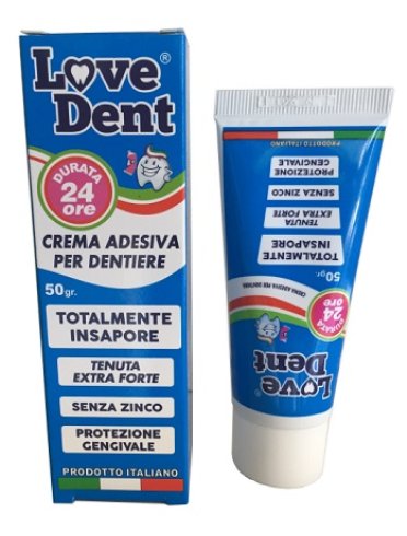 Love dent crema adesiva per dentiere 50 g