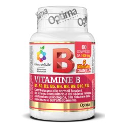 Colours Of Life Vitamine B Complex - Integratore per Stanchezza e Affaticamento - 60 Compresse