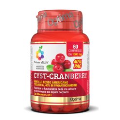 Colours Of Life Cyst-Cranberry - Integratore per il Benessere delle Vie Urinarie - 60 Compresse