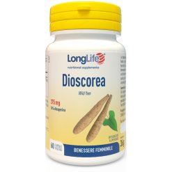 LongLife Dioscorea 375 mg - Integratore per il Benessere Femminile - 60 Capsule