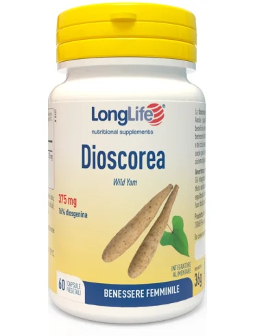 Longlife dioscorea 375 mg - integratore per il benessere femminile - 60 capsule Longlife dioscorea 375 mg - integratore per il benessere femminile - 60 capsule