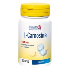 LongLife L-Carnosine 250 mg - Integratore per la Funzionalità Muscolare - 60 Capsule