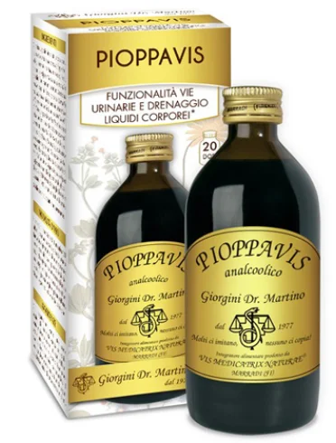 Pioppavis liquido analcolico 200 ml Pioppavis liquido analcolico 200 ml