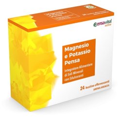 MAGNESIO E POTASSIO ARANCIA PENSA 24 BUSTINE EFFERVESCENTI