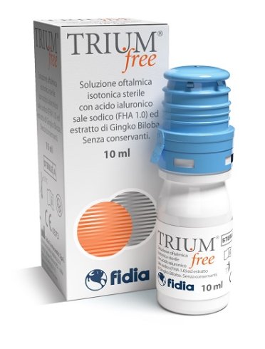 Trium free - collirio con sodio ialuronato 0.15% - 10 ml