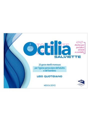 Octilia - salviette per igiene oculare - 20 garze
