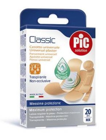 Cerotto pic classic mix antibatterico 20 pezzi