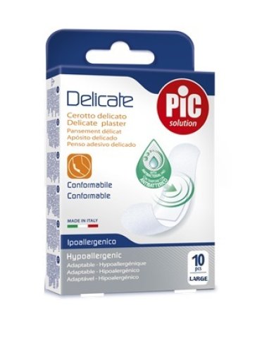 Cerotto pic delicate 25x72 mm antibatterico 10 pezzi