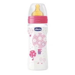 CHICCO BIBERON WELL BEING IN POLIPROPILENE GIRL DA 330 ML FAST LATTICE ITA