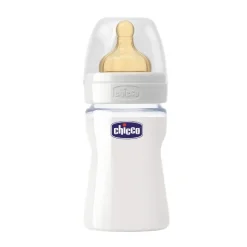 CHICCO BIBERON WELL BEING IN VETRO NON DECORATORATO DA 150 ML NORMAL LATTICE