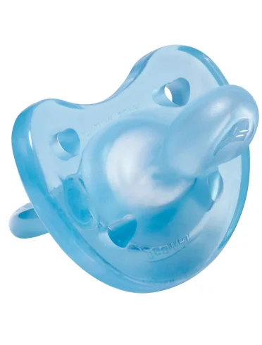 Chicco physio gommotto azzurro in silicone per bambino 6-12 mesi Chicco physio gommotto azzurro in silicone per bambino 6-12 mesi