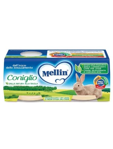 Mellin omogeneizzato coniglio 2x80g Mellin omogeneizzato coniglio 2x80g